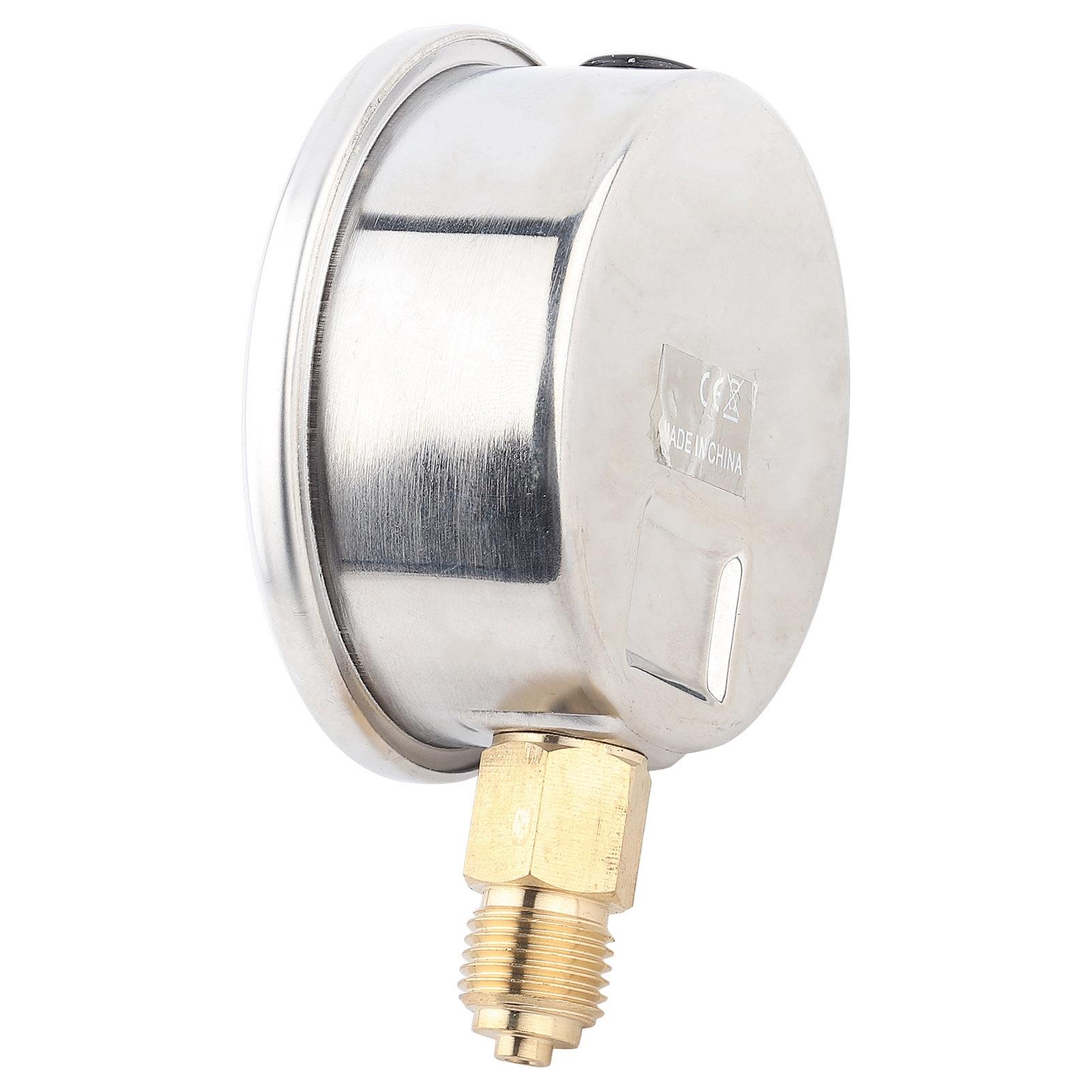 

TSPGGZ6041bar 1 4 BSP Y60 Radial Oil Filled Vacuum Pressure Gauge for Chemical Industry