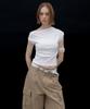 Aendeuel Wide Cargo Bermuda Pants - Beige