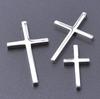 3pcs Cross Pendant Stainless Steel Charms For Jewelry Making Necklace Anklets Handmade Glossy Crosses Accessories Earrings Charm