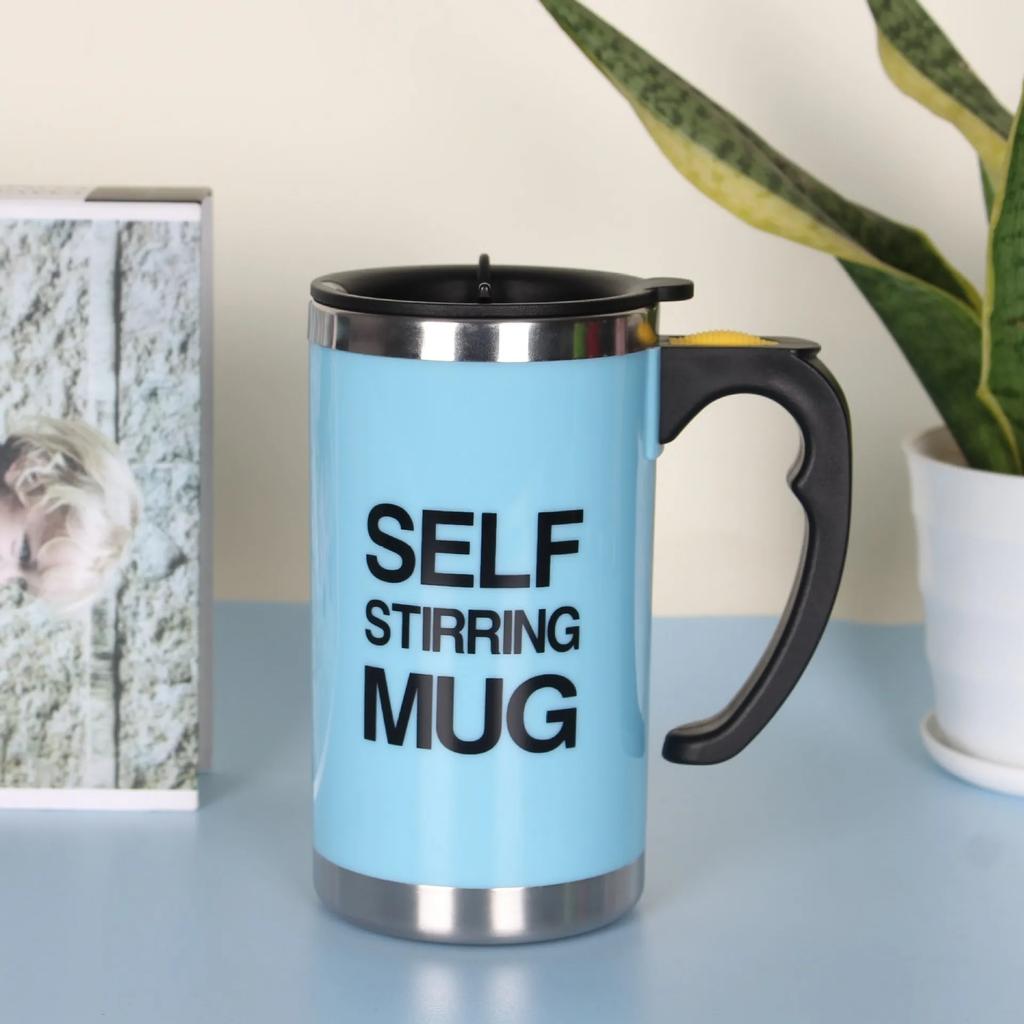 450 Automatic Stirring Electric Mixing Cup Coffee Milk Self Stirring Mug Stainless Steel Thermal Smart Double Insulated Cup