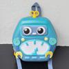 Cute Eggshell Backpack With Robot Print Design For Daily Daycare Children Use