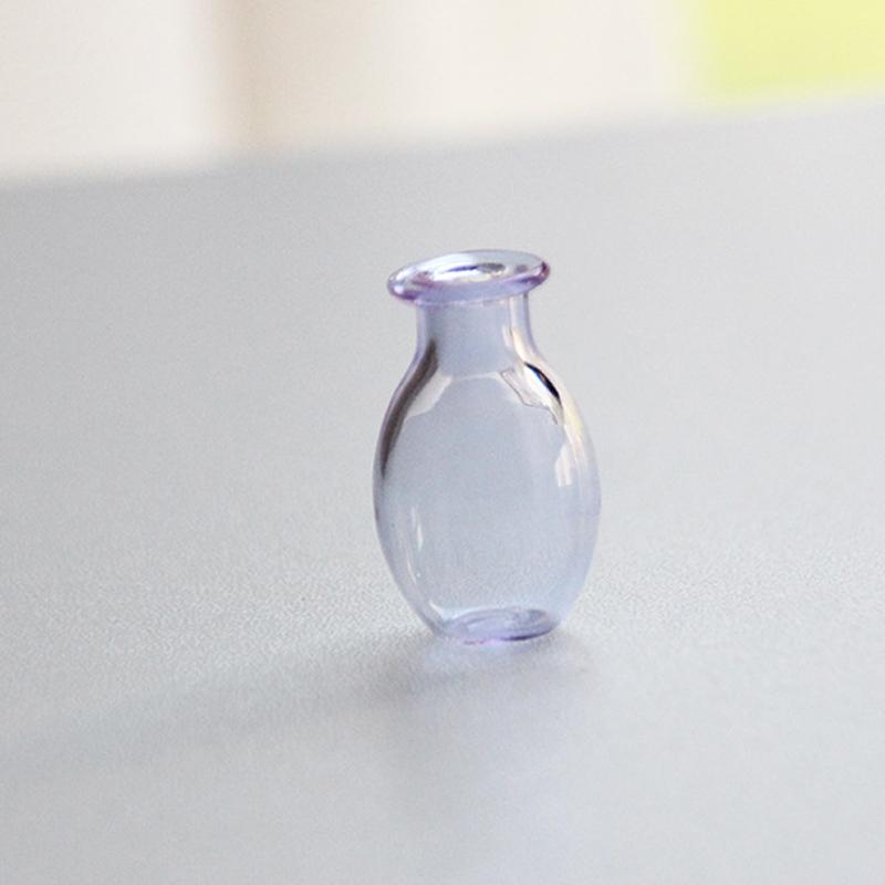 Mini Glass Vase Fridge Magnet Creative 3D Vase Micro Landscape Ornament Fridge Magnets Place Flower Arrangements Decoration