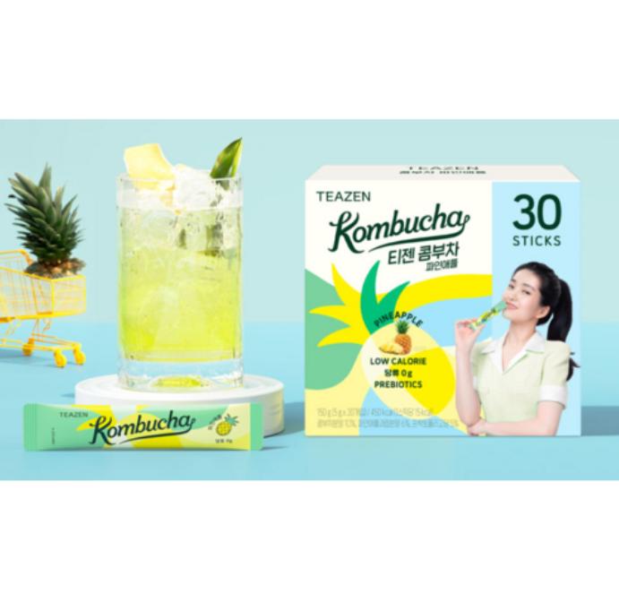Teazen Kombucha Powder 5g × 30 Sachets (Flavor Options)