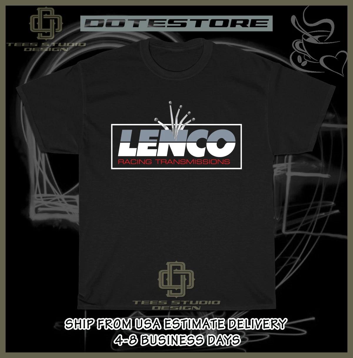 New LENCO Racing Transmissions Logo Men s T-Shirt American Dotees Tee-Shirt XL