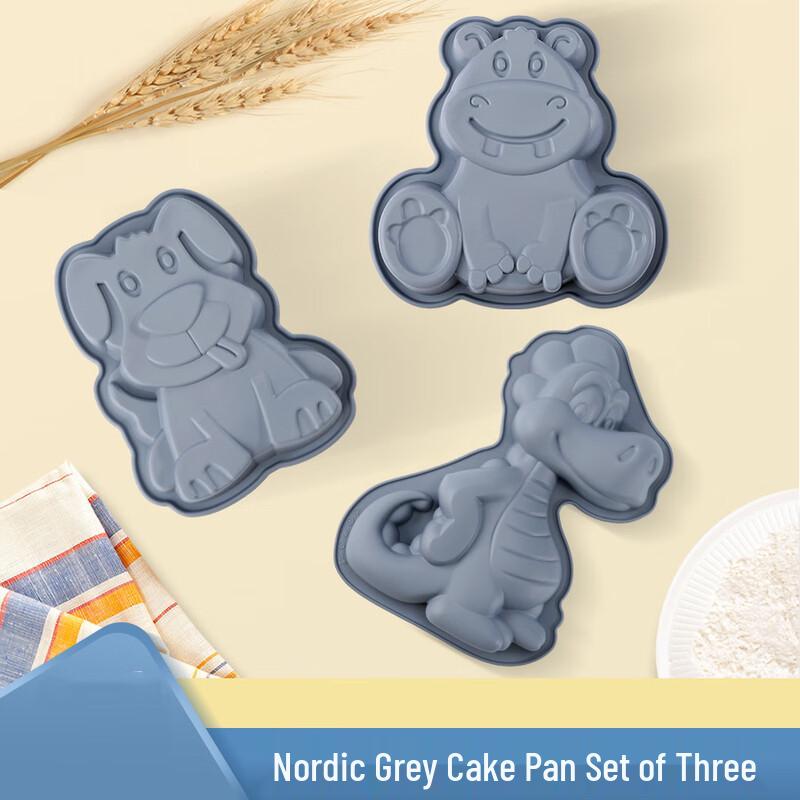 Набор силиконовых форм для муссового торта с рисунком