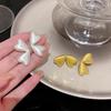 Exquisite S925 Silver Bow Earrings - Korean Micro-Inlaid Design