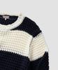 Pilpeu Striped Loop Knit 21(Navy)