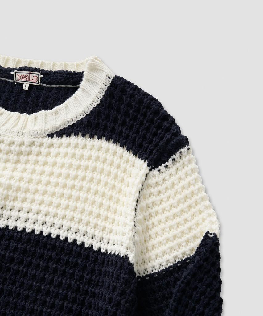 Pilpeu Striped Loop Knit 21(Navy)