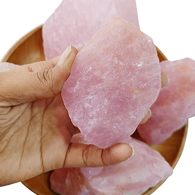 A Grade Natural Rose Quartz Gemstone Rough, Select From Variation For Bulk Lot, Best Quality Raw Rose Quartz, Rough Rose Quartz