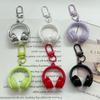 1 Piece Mobile Phone Chain Earphone Charm Backpack Hanging Decoration Cute Colorful 3D Earphones Pendant Keychain Gifts