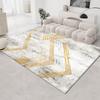 Europe Style Stripe Distress Carpet Living Room Sofa Bedroom Bedside Study Entrance Door Rug Non-slip Retro Home Decor Art Mat