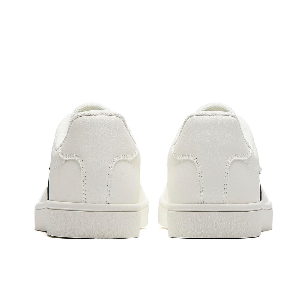 Anta Vitality Classic Retro Campus Life Fashion Versatile Low-Top Sneakers Men Sneakers Ivory-White Basic-Black 912618099-2