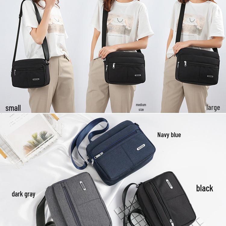 Trendy Men's Waterproof Oxford Crossbody Shoulder Bag