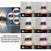 Solar Wall Lights LED Spotlight Outdoor Waterproof Upper And Lower Lighting Solar Powered Streetlight Balcony Courtyard Garden