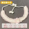 Cute Pet necklace Hand-knitted Saliva Towel Kitten Cat Puppy Adjustable Collar Pet Decorative Dog Cat Collar Pet dog Accessories