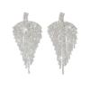 European and American full diamond irregular earrings with exquisite and luxurious design, earrings for street photography, and