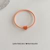 Candy Color Hair Band - Cute, High-Elastic Hair Accessory for Students In Milk Tea Shades