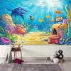 Background Banner, Decorative Banner for the Fantasy Underwater World Party, Photo Booth and Studio Props Background