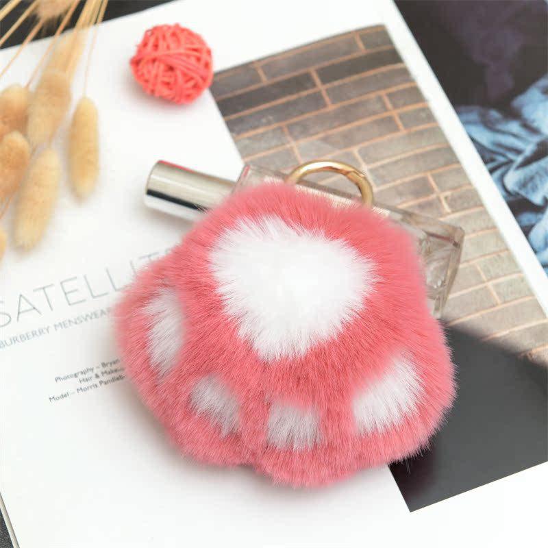 Kitten Paw Plush Toy: Cute Children's Doll, Pendant Gift, Car Keychain Accessory