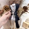 1pc New Chinese Style Ink Wash Tassel Clip  New High-end Qipao Shark Clip Hair Clip Headwear Hair Accessories for Women