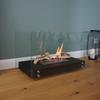 Freestanding Bioethanol Fireplace HOTEL Black TÜV