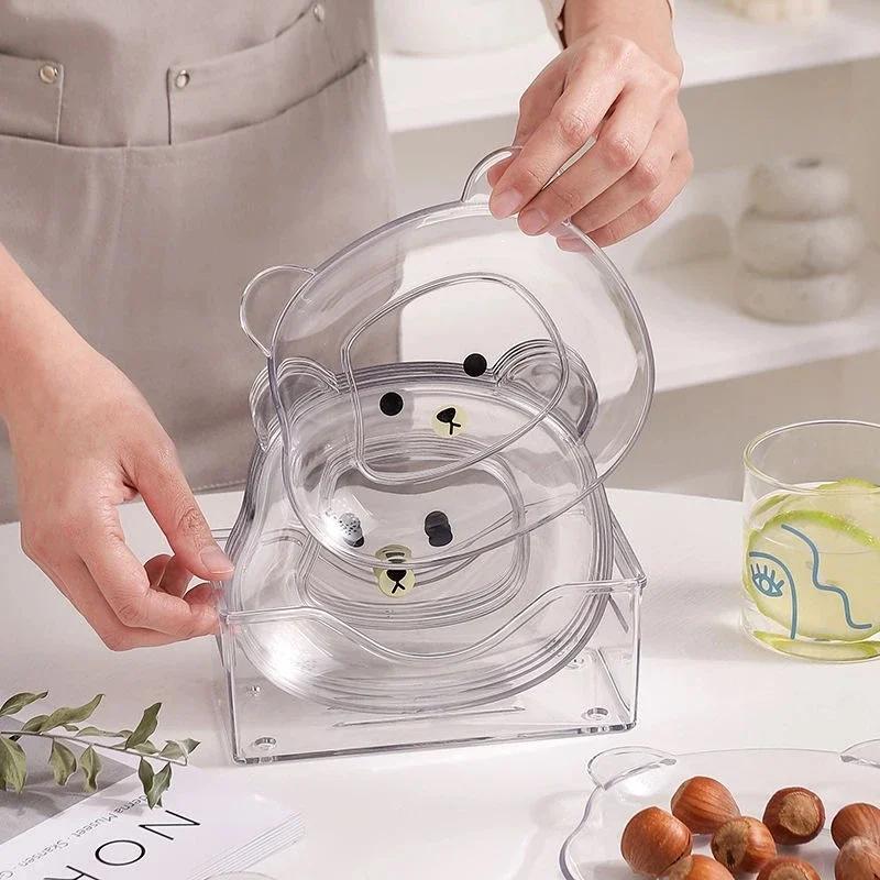 Snackplatte Untersetzer Ins Style Knochenschale Plastikteller Set Kinderteller Serviertablett für Weihnachtsfeier Zubehör