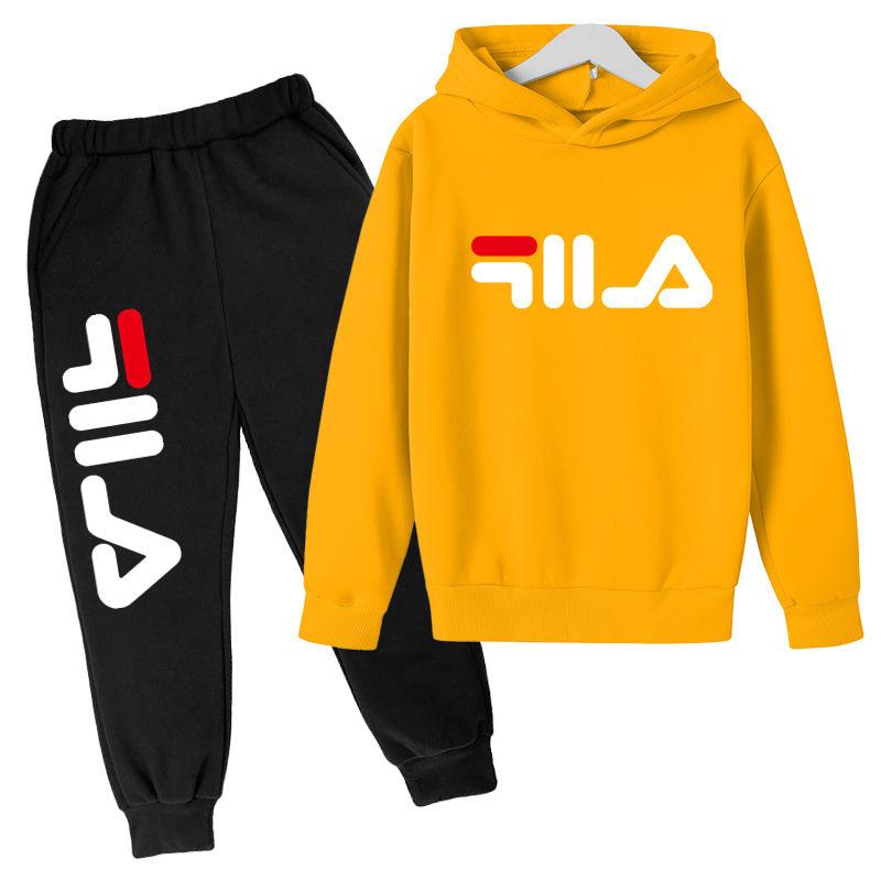 2025 Frühling und Herbst Kinder Jungen und Mädchen Lässiges Sportoberteil + Hose 2-teiliges Mädchen-Anzug 3-14 Jahre Outdoor Jogginganzug