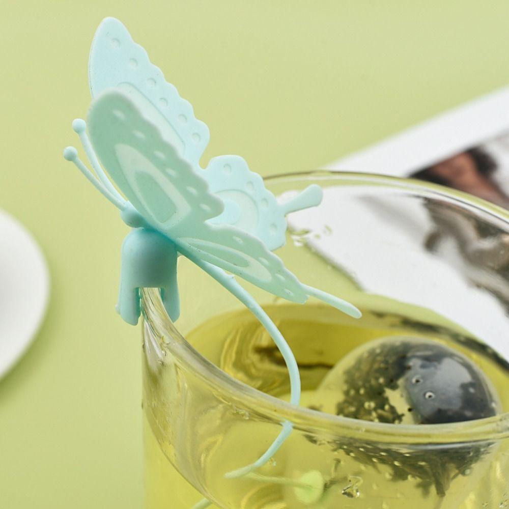 Butterfly Shape Butterfly Tea Bags Cute Design Tea Strainers Coffee Filter Drinkware Accessory