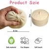 4" Giant Dumpling Squishy, Anxiety Relief Fidget Stress Ball, Rainbow Mystery Bun, Soft Squeeze Decompression Dough for Adults