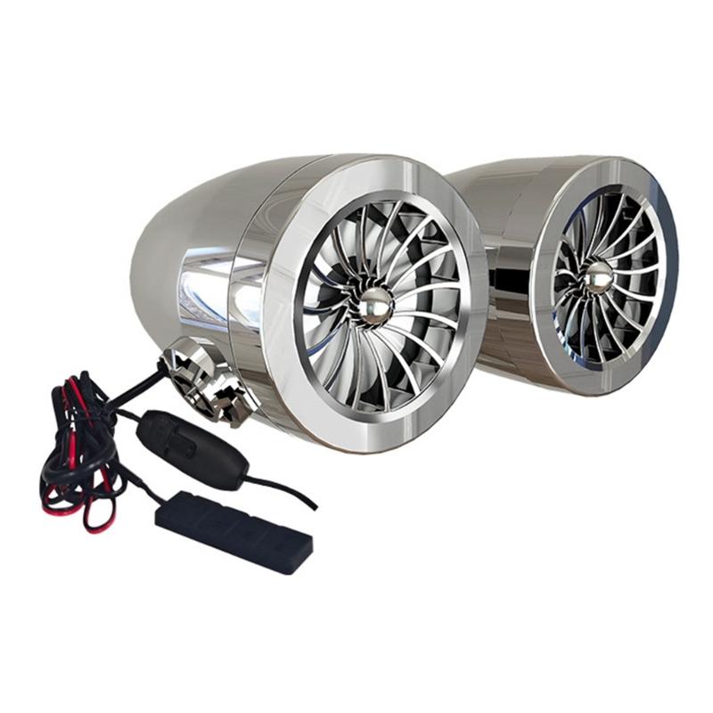 Waterproof Motorcycle WirelessSpeaker Built In Phone Charging For Outdoor Riding Clear Sound And Shockproof Construction