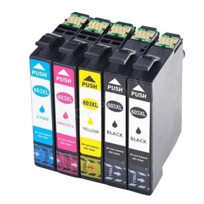 Kompatible Tintenpatronen - Epson-Äquivalent - E603XL - 5er-Pack - Mehrfarbig - Hohe Qualität