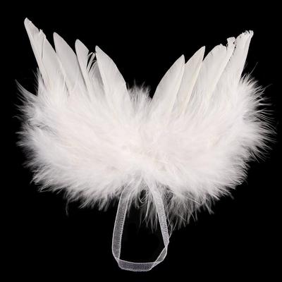 Lovely Vintage Wedding Home Decoration Party Angel Wings Hanging Ornament Feather Wing Christmas Tree Decor