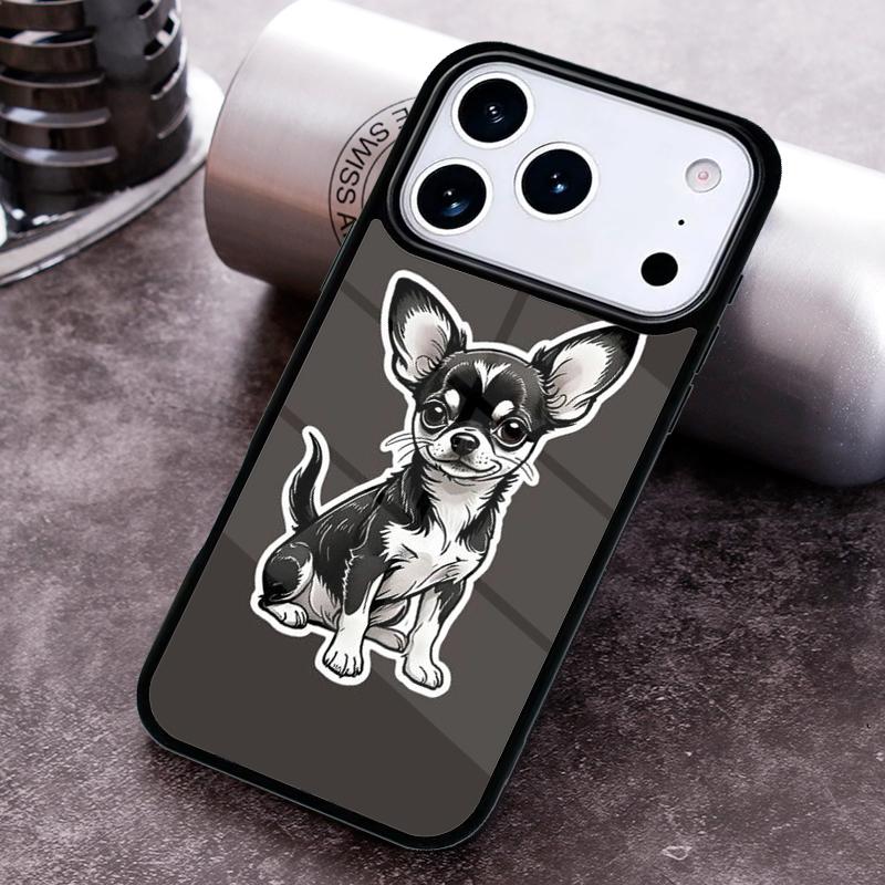Chihuahua Dog Cute Animal Phone Case For iPhone 17 16 15 14 13 12 11 Pro Max Plus 17Air Soft Silicone Cover