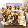 Luxury  New 3D Print Game Genshin Impact Bedding Sets Keqing Xiao Duvet Cover Set Single Full Queen King Size Bed Linen