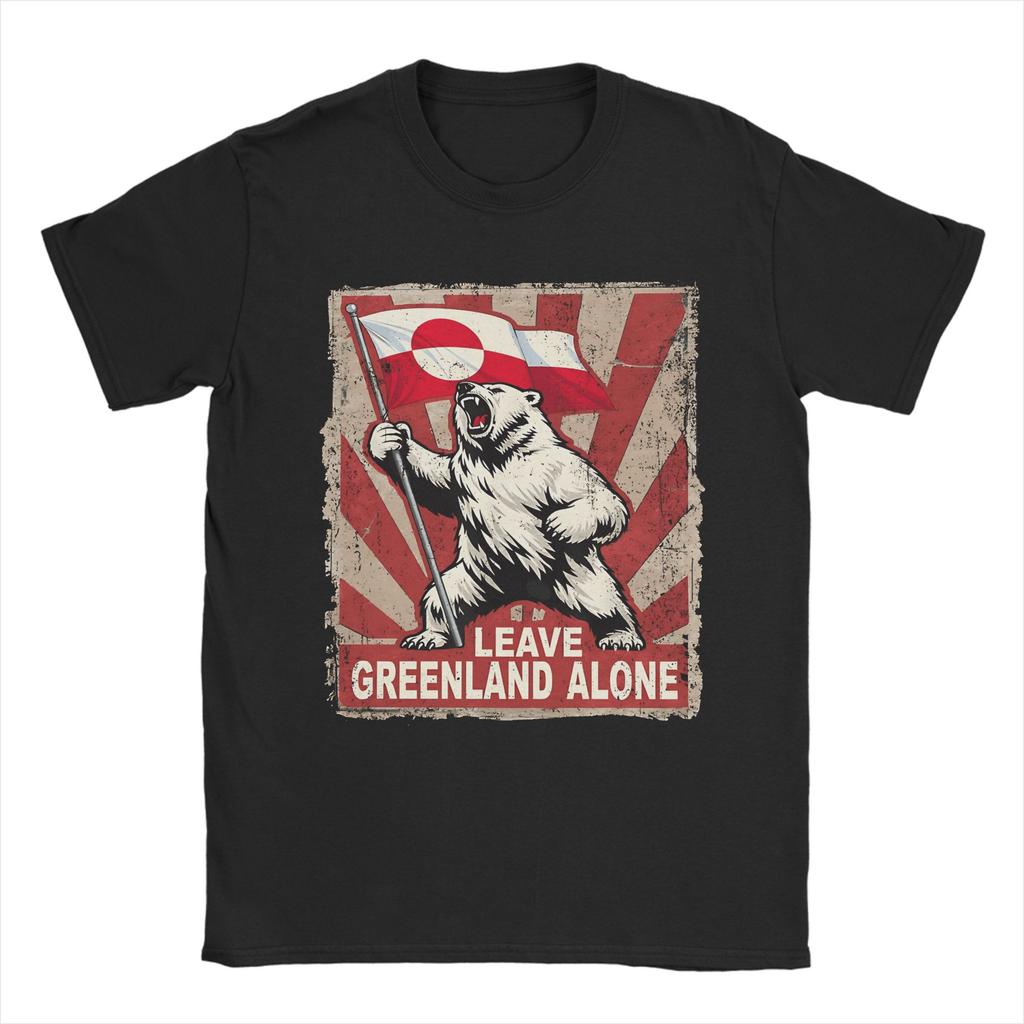 Protector of Greenland 100 Cotton TShirt For Couple Summer  Vintage T Shirts Breathable Trendy Cool Tee Shirt Big Size  Tops