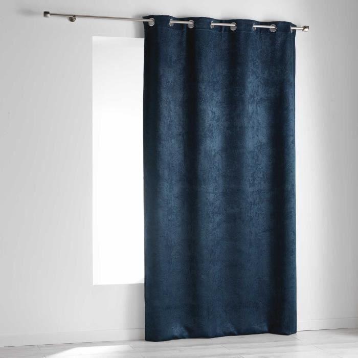 Rideau à oeillets - Dreamtime - Indigo - 140x240cm - Tamisant - Élégance Chic