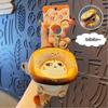 Snapper Head Set Keychain Plush Cocoa Cat Snapper Keychain Exquisite Cute Schoolbag Pendant Japanese Soft Cute Doll Pendant