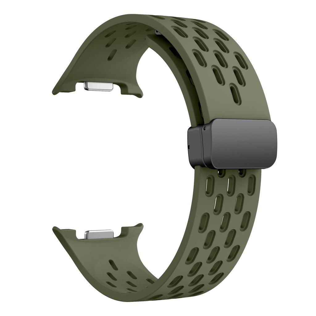 No Gaps Silicone Magnetic Strap for Samsung Galaxy Watch 8 7 6 5 4 40mm 44mm 8Classic Sport Band for Galaxy Ultra 47mm Bracelet