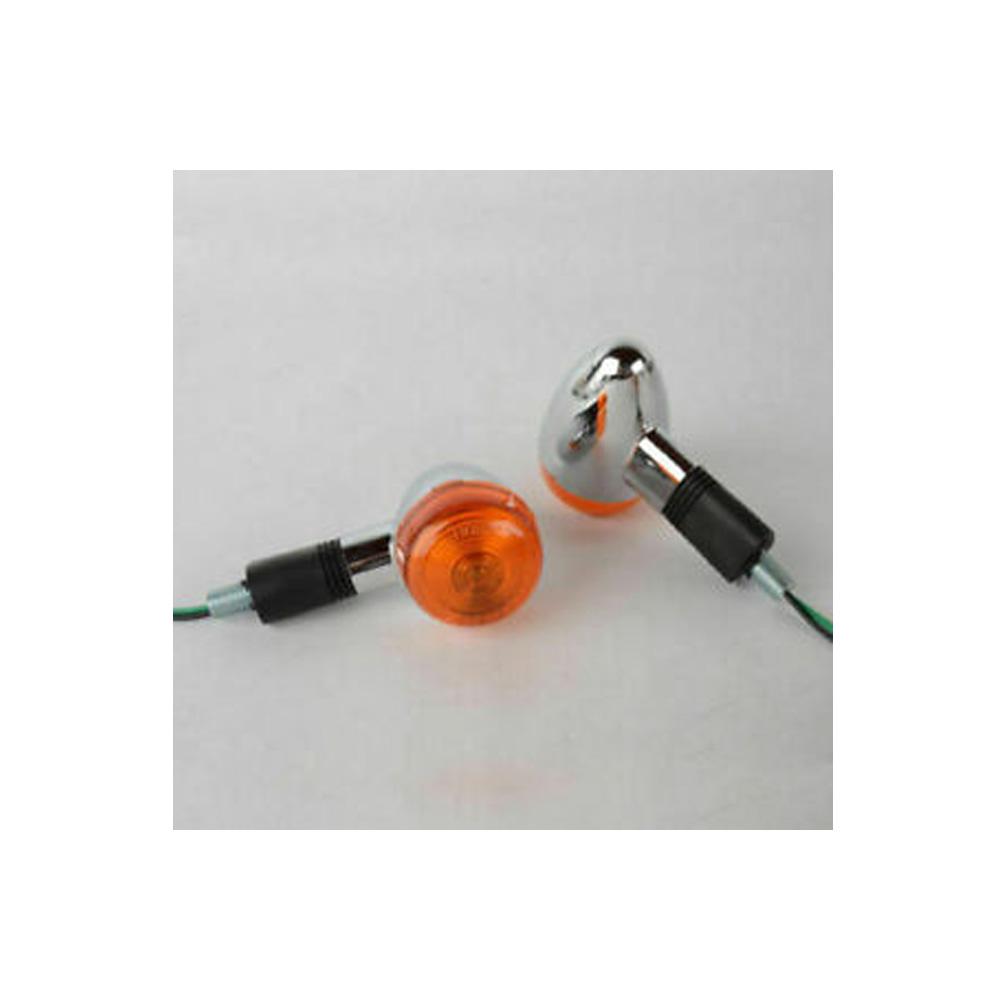 Motorcycle Modify Accessories Turn Light for Harley GN Street Car Universal Turn signal signal Light Indicator Lights серебряный