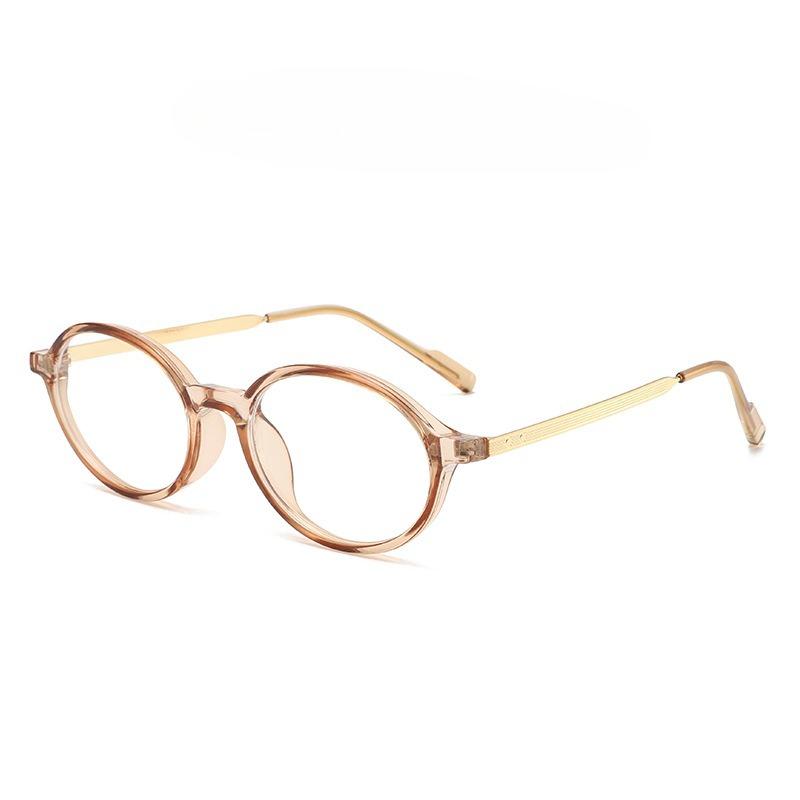 

Ретро Женские Очки от Миопии с Защитой от Синего Света Новая Мода Овальная Оправа Сверхлегкие HD Очки для Близорукости Унисекс Декоративные Очки -1