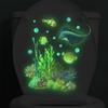 Kreslené samolepky na zeď svítící ve tmě, domácí dekorace, světelné fluorescenční nálepky s mořskými živočichy pro dekorace dětského pokoje