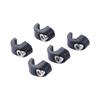5pcs Bike Bicycle Brake Housing Buckle Brake Cable Hose Clamp Cable Guide Adapter Bike Frame Buckle Button Fixed Tubing Clip