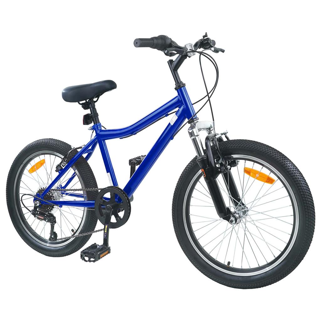 Kids Bike 24 Inches 6 Speed for Ages 8 12 Dark Blue