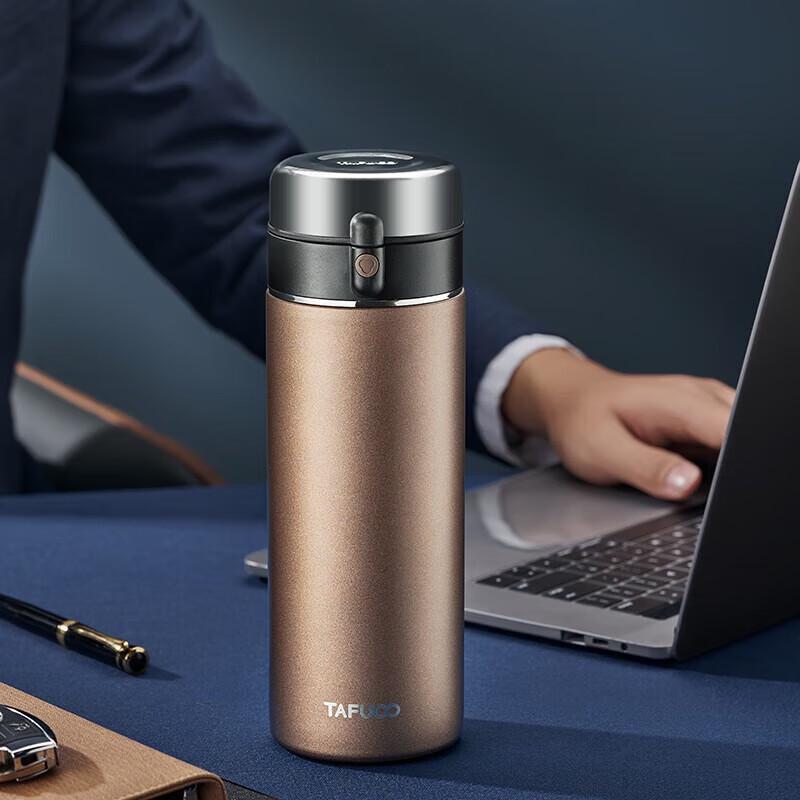 TAFUCO T6160 316 Stainless Steel Business Thermos with Tea Infuser