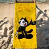 Cartoon F-Felix the C-Cat-S Towel Sports Quick Dry Travel Camping Gear Sandproof Soft Light Large Beach Towel