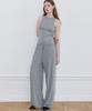 LADY VOLUME Lea Ribbed Tank Top (Grey)