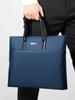 Business Briefcase Polyester Water-resistant Men's Business Light Handbag Large Capacity Computer Bag Casual Crossbody Bag