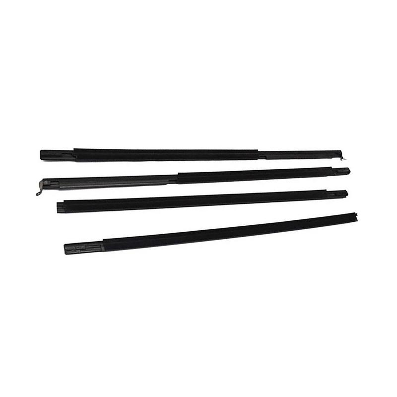 4 Stuks Auto Raam Rubberen Afwerking Voor Mitsubishi Pajero Montero V73 V93 V97 2000-2016 Weerstrip Afdichting Deurlijst Afwerking Glasafdichting