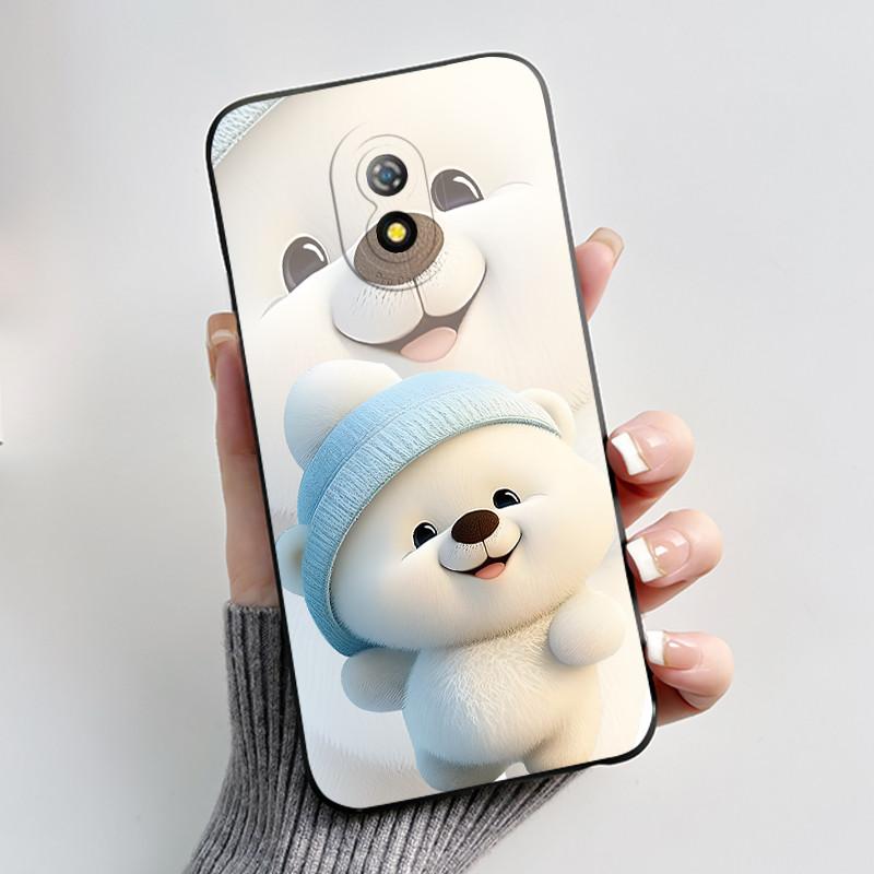 Soft TPU Case For ITEL A16 / A16 Plus / Alpha Lite Luxury Cute Love Rabbit Funny Black Silicone Phone Protective Back Shell Case
