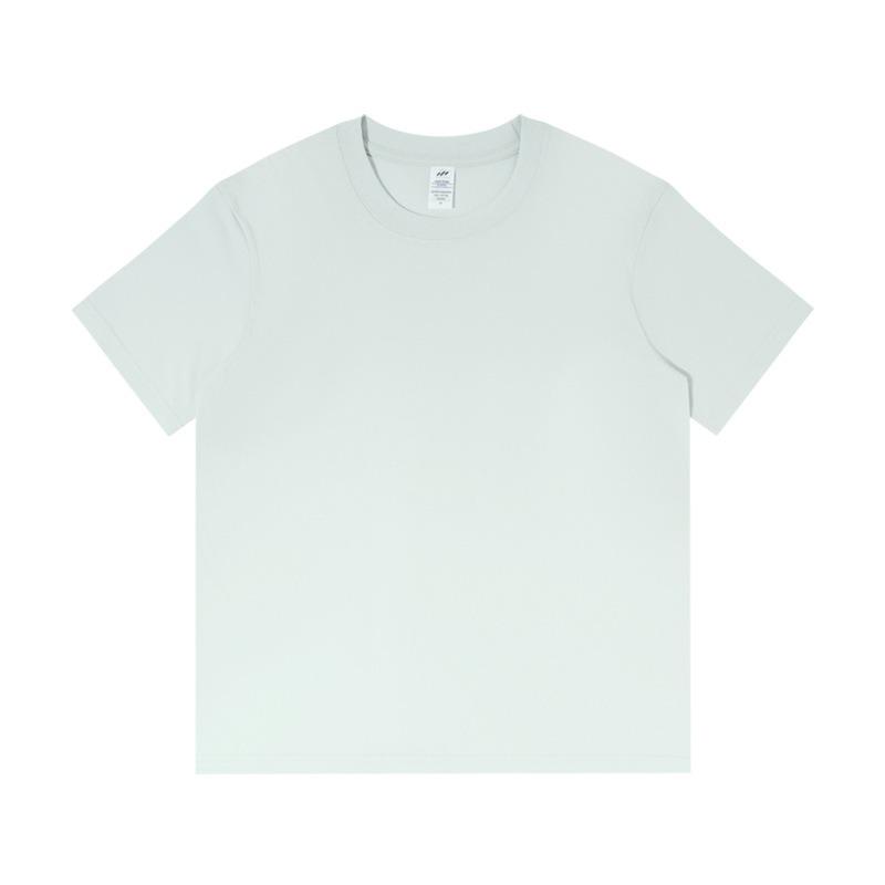 Quality Cotton Candy Colors Tshirts Men Women Short Sleeve Fashion Trend Clothing Tees S-4XL
